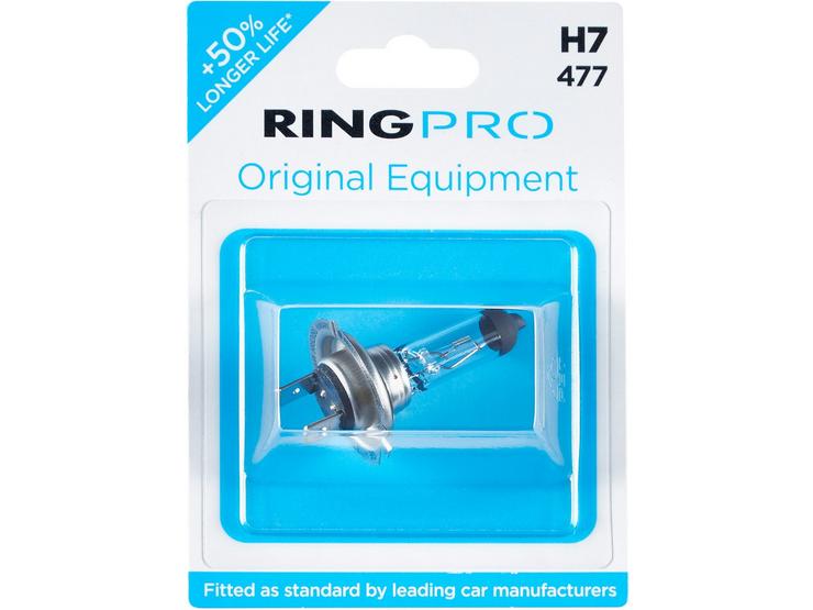 RING PRO 477 H7 Headlight Bulb Single Pack