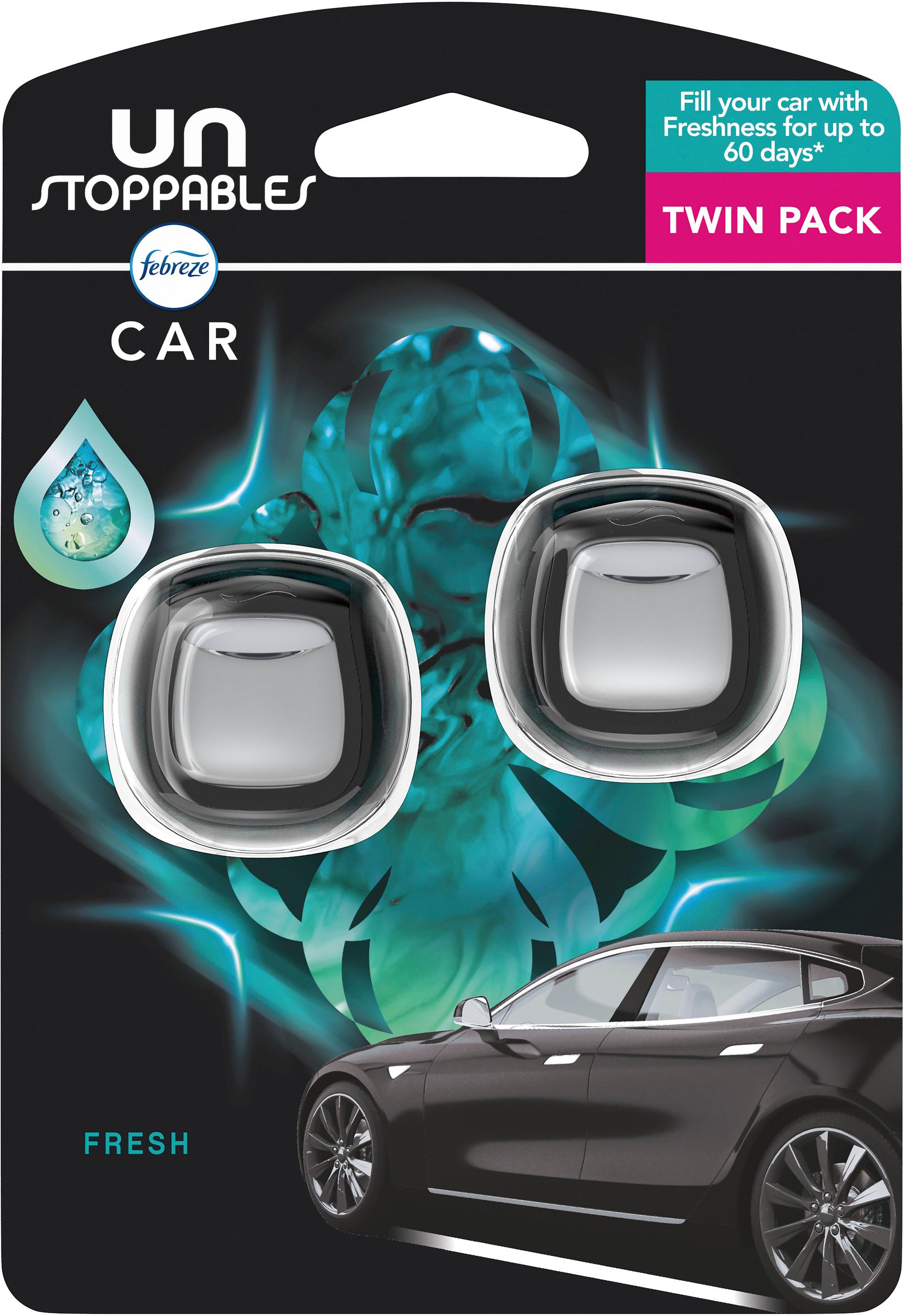 Febreze Unstoppables Twin Pack Vent Clip Fresh Air Freshener Halfords IE