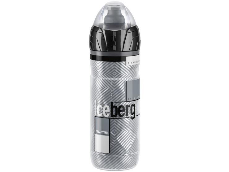 Elite Iceberg Bike Water Bottle - 500ml, Grey