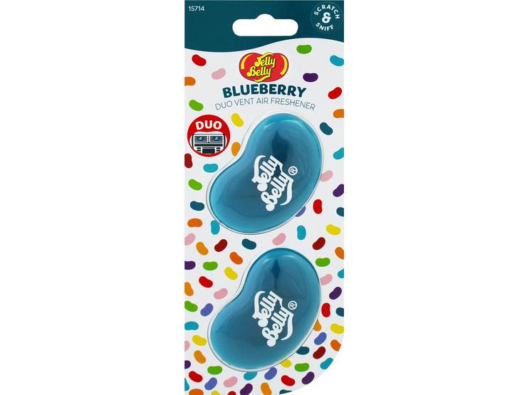 Jelly Belly Duo Vent Blueberry Air Freshener (2 pack)