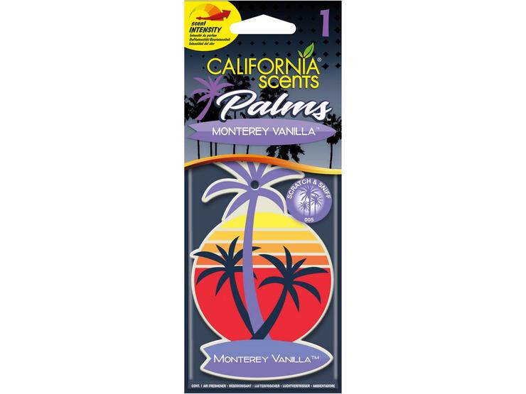 California Scents Palms Vanilla Air Freshener