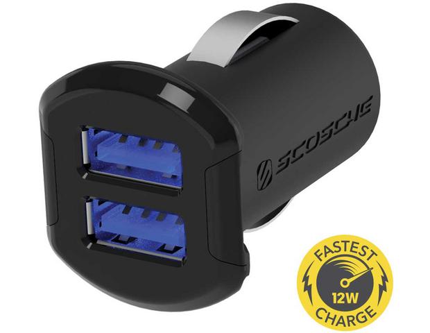 Scosche ReVolt Dual Port 12-Watt USB Car Charger