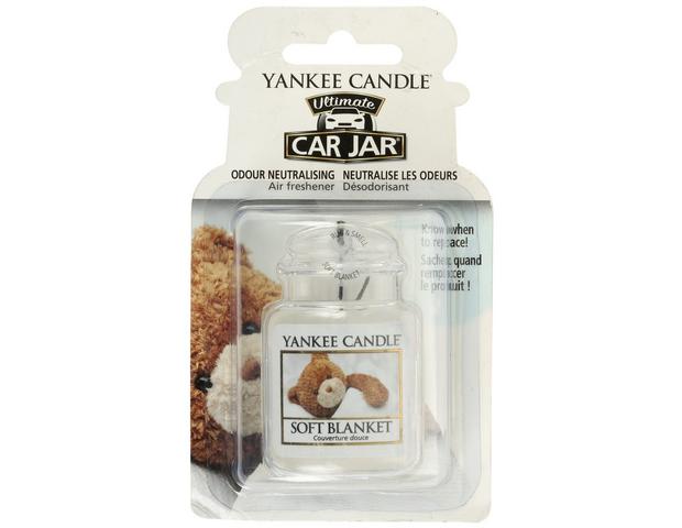 Yankee Candle Car Jar Ultimate Air Freshener in Soft Blanket