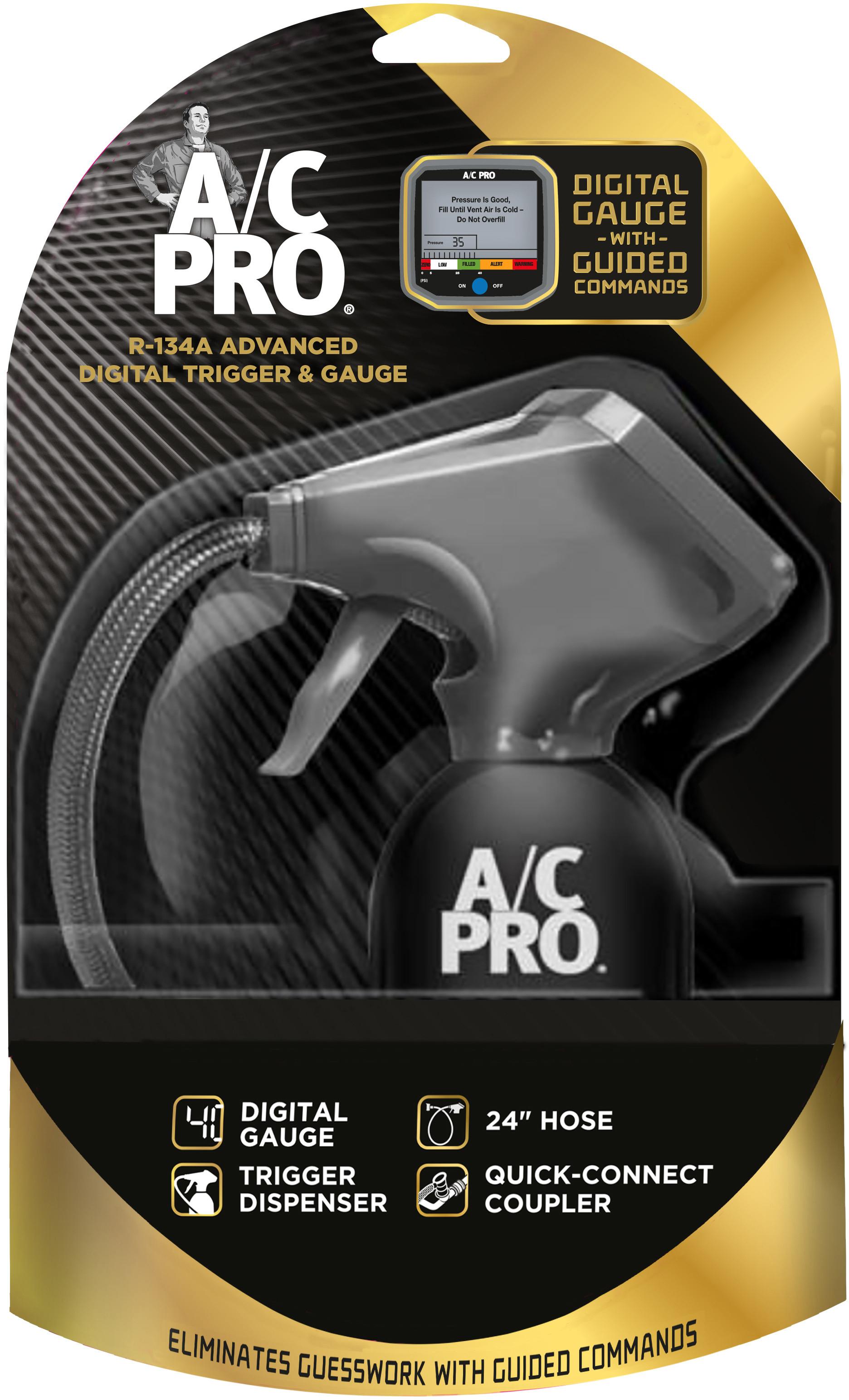 Air Con Digital Trigger and Gauge For Gas R134A Halfords IE