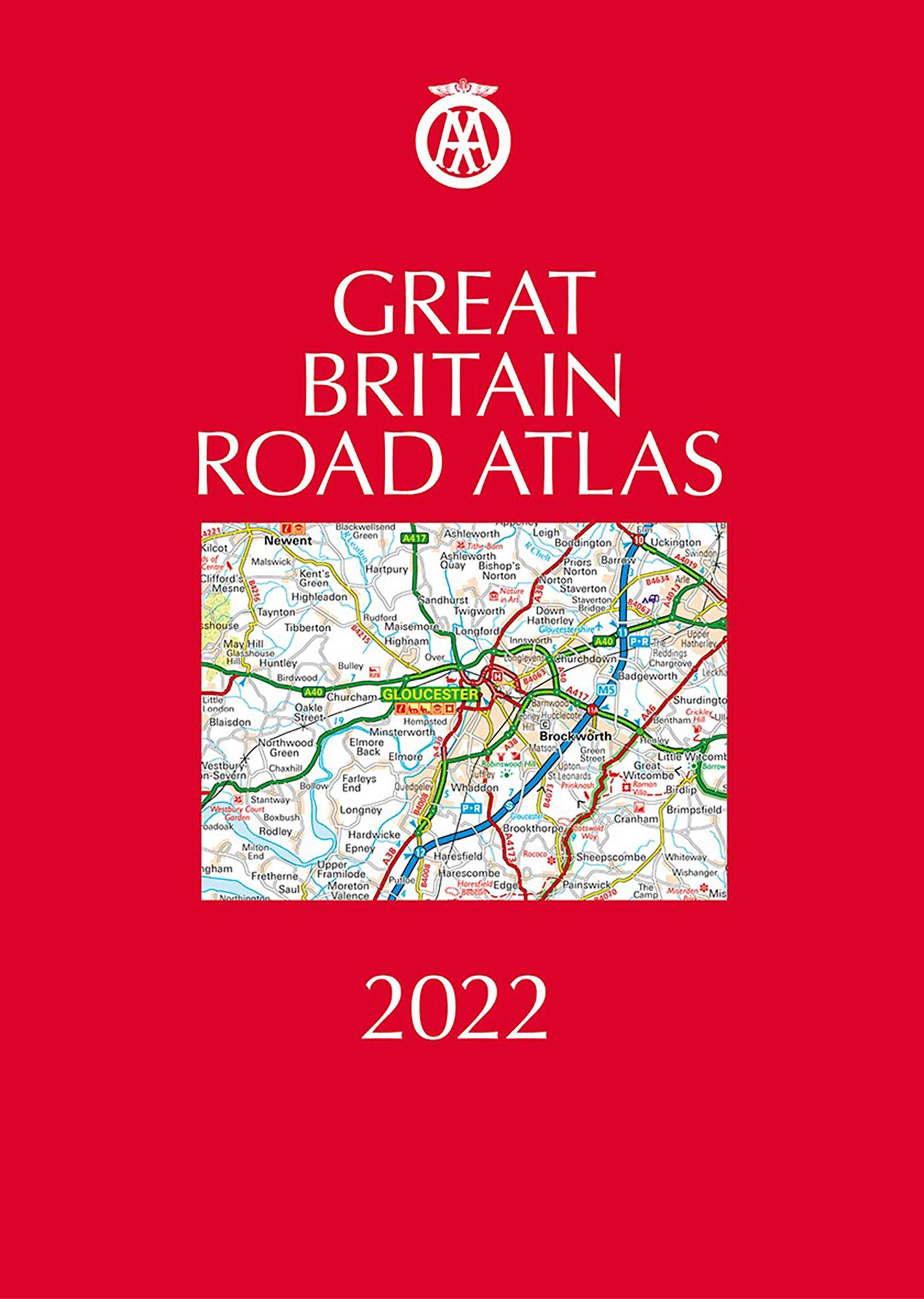 Great Britain Road Atlas 2022 hb Halfords IE