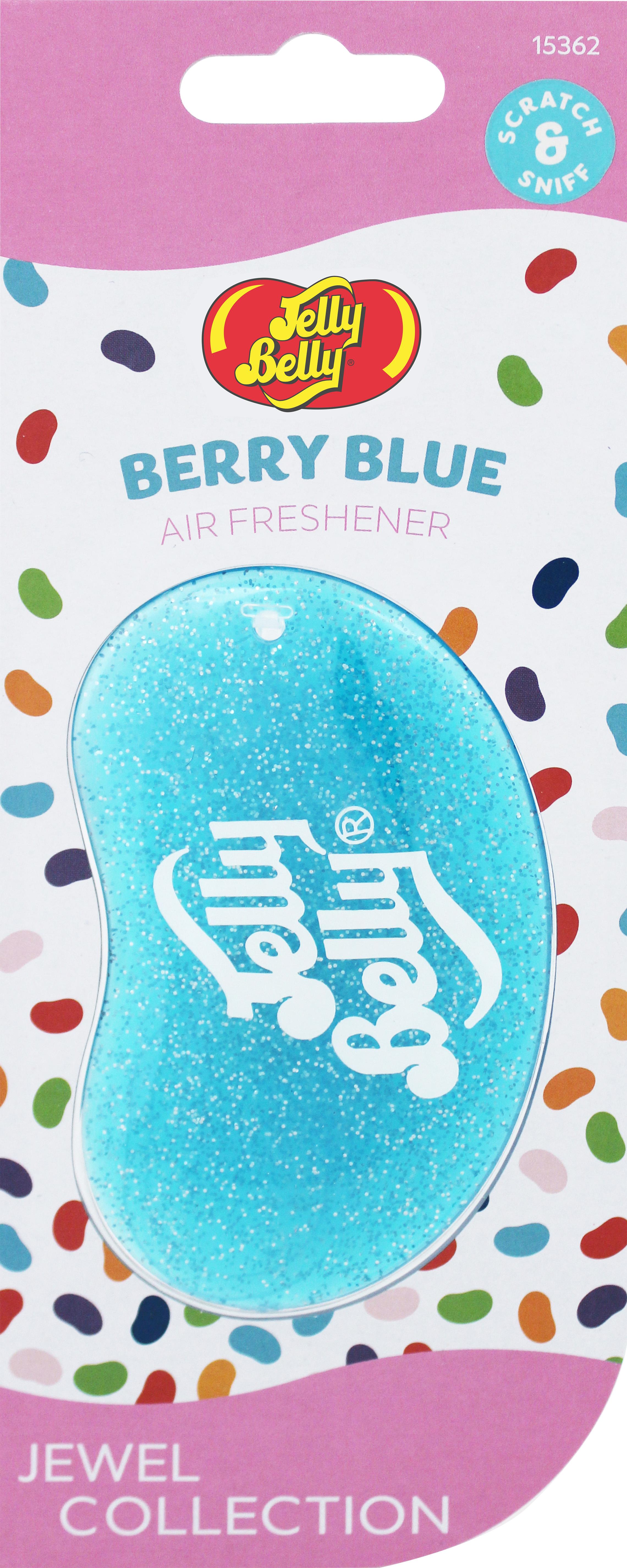 Jelly Belly 3D Jewel Air Freshener Berry Blue Halfords IE