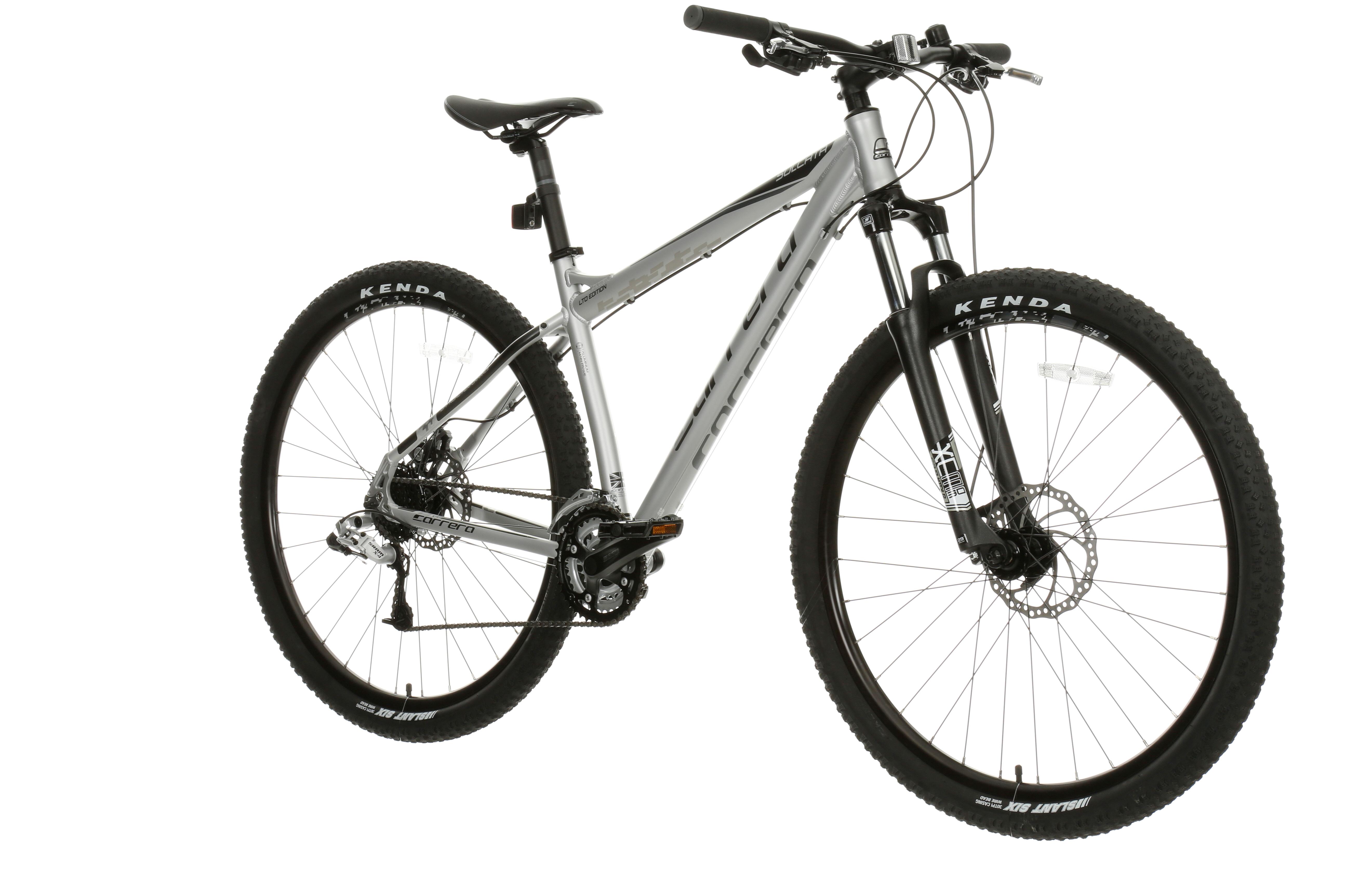 Carrera Sulcata Mens Mountain Bike Silver Halfords IE