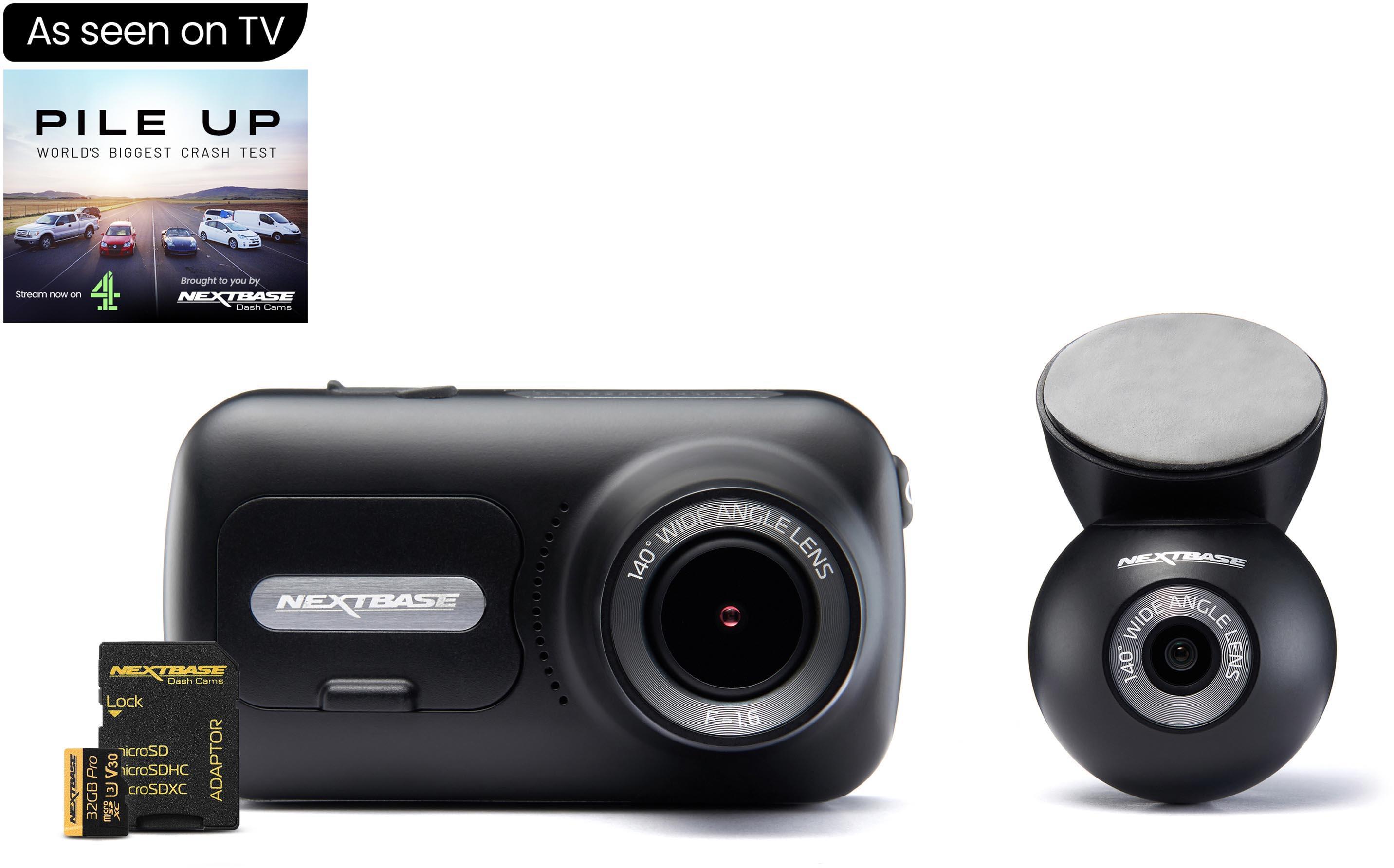 Nextbase 320XR+ Front and Rear Dash Cam Bundle with 32GB SD Card