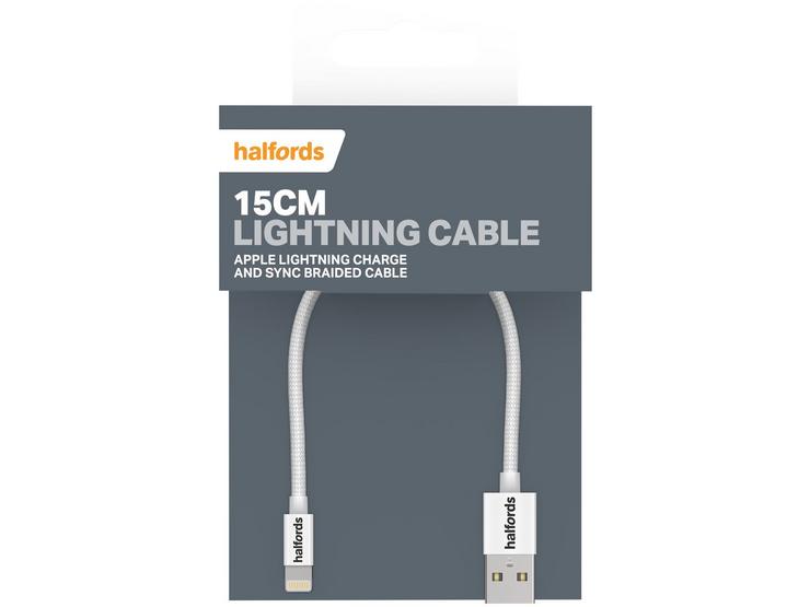 Halfords Lightning Cable 15cm