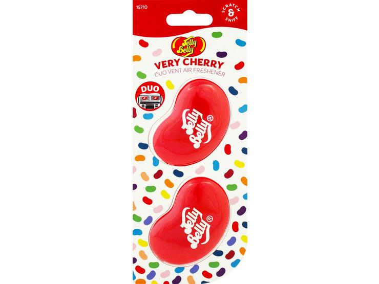 Jelly Belly Duo Vent Very Cherry Air Freshener (2 pack)