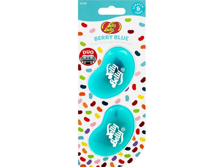 Jelly Belly Duo Vent Berry Blue Air Freshener (2 pack)