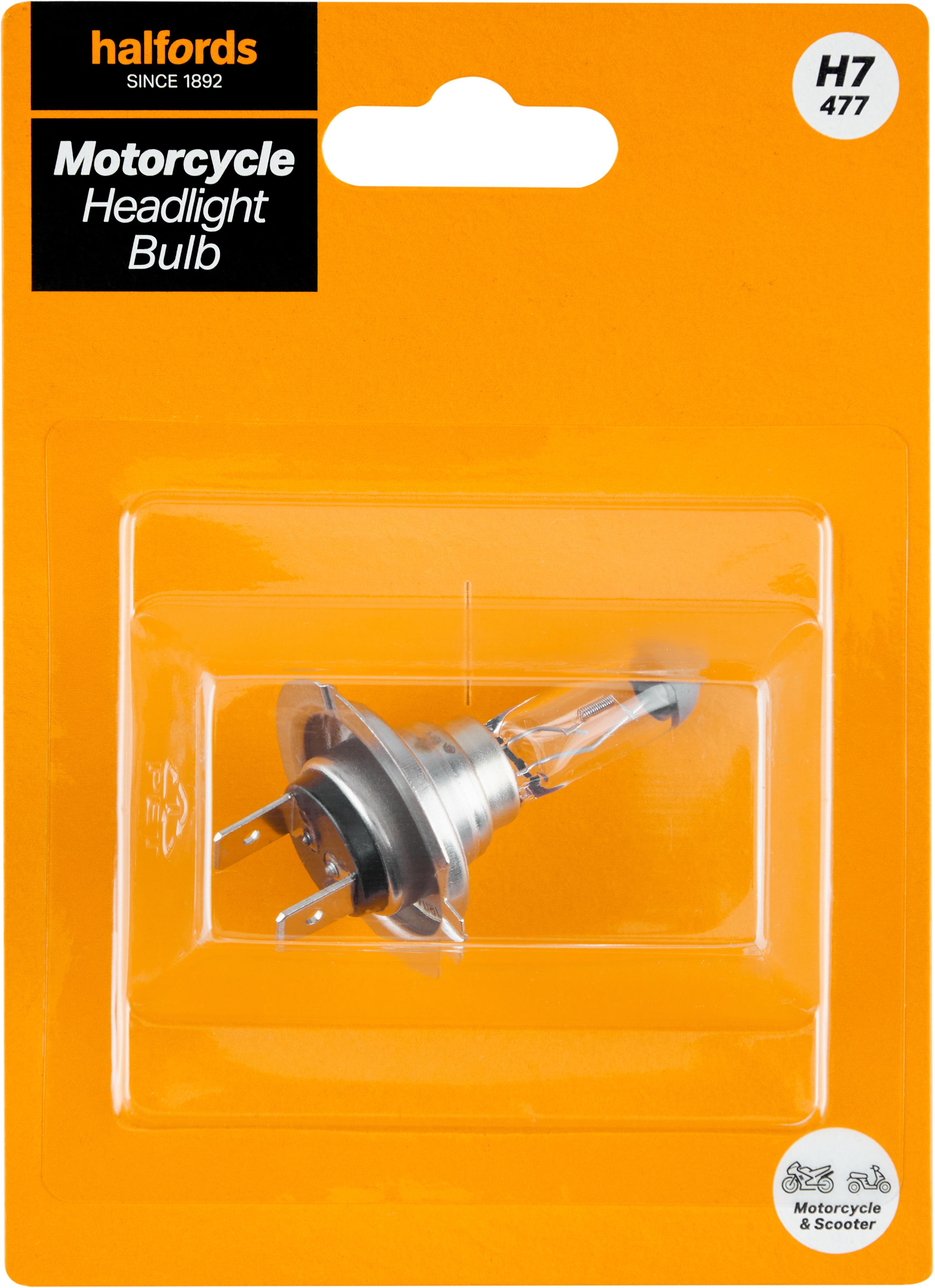 Halfords Core Motorcycle Bulb H7 477 Halfords IE