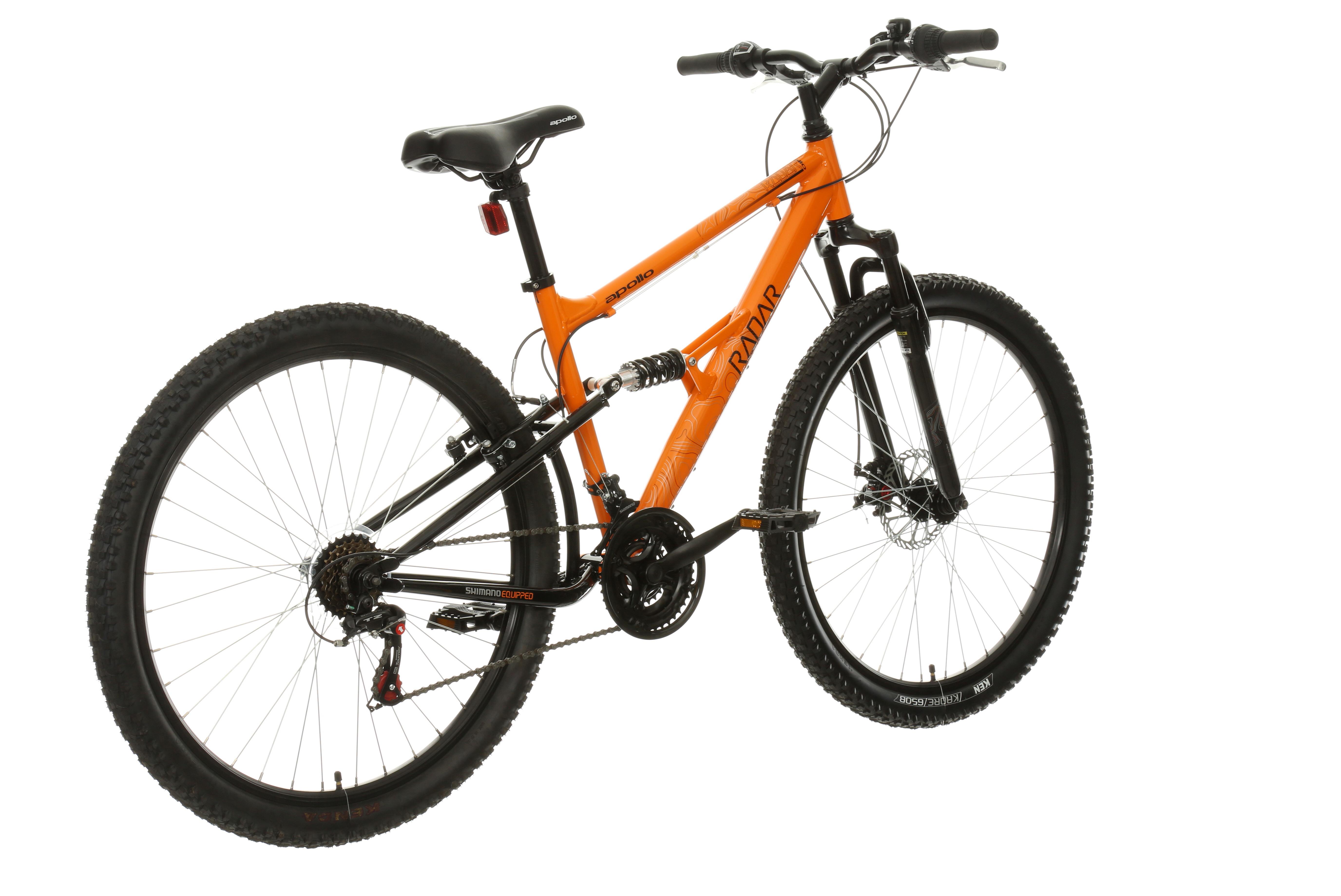 apollo orange mountain bike