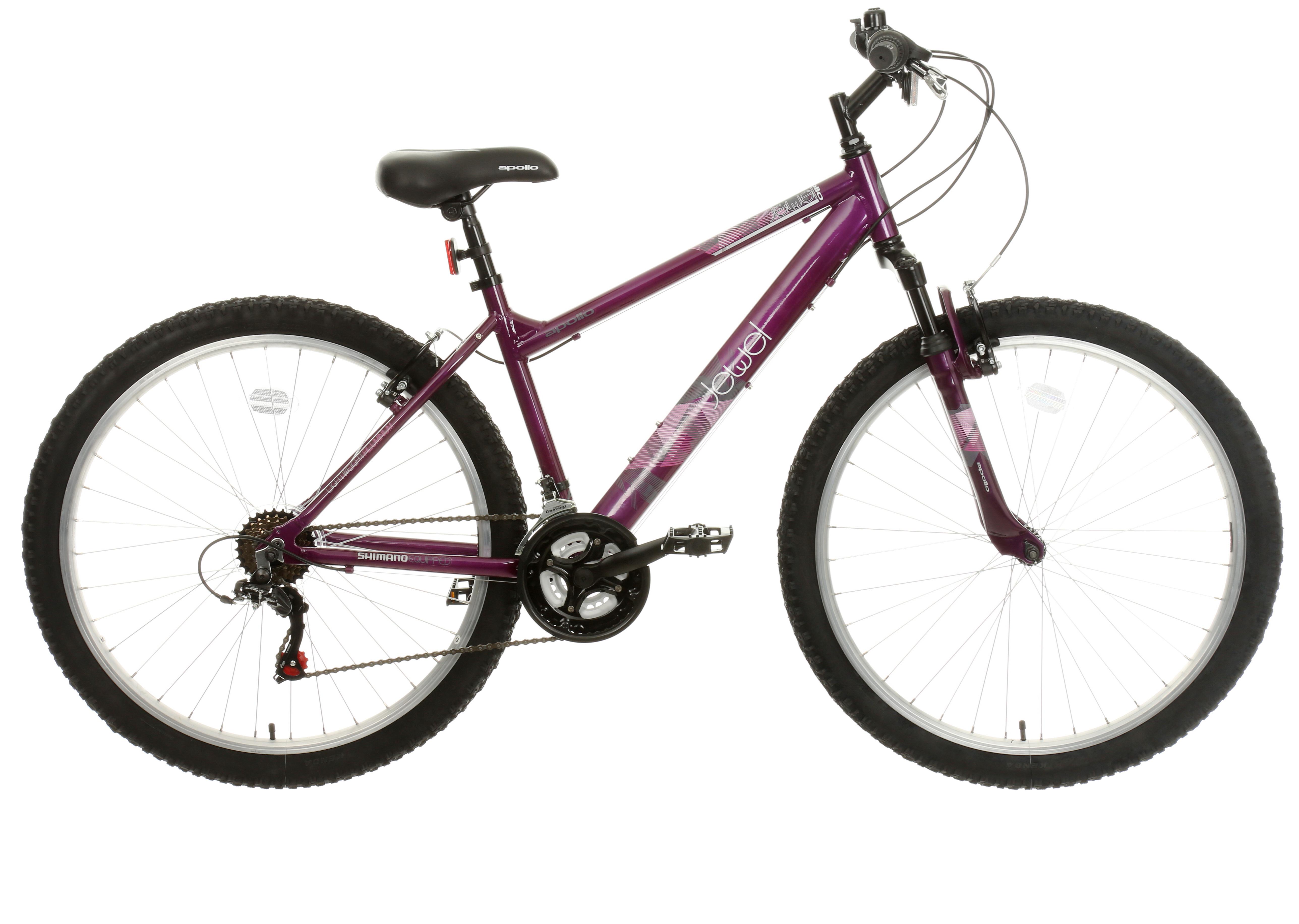 Apollo Jewel Womens Mountain Bike Purple S, M, L Frames