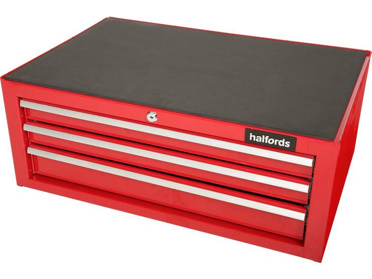Halfords 3 Drawer Mid Chest - Red