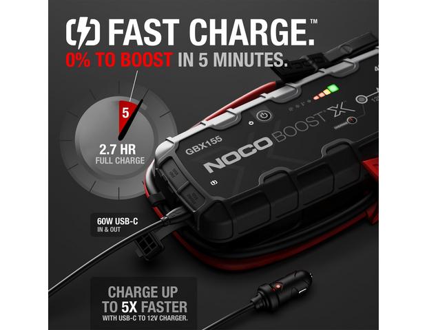 NOCO Boost X GBX155 4250A 12V UltraSafe Portable Lithium Jump