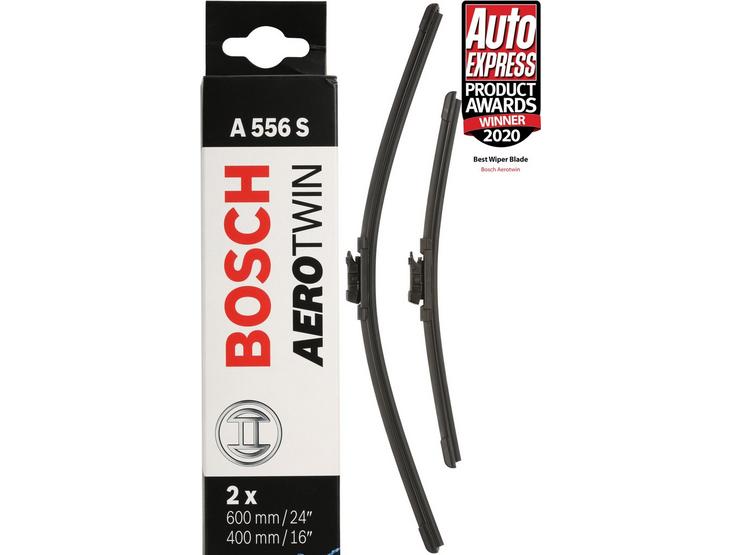 Bosch A556S Wiper Blades - Front Pair
