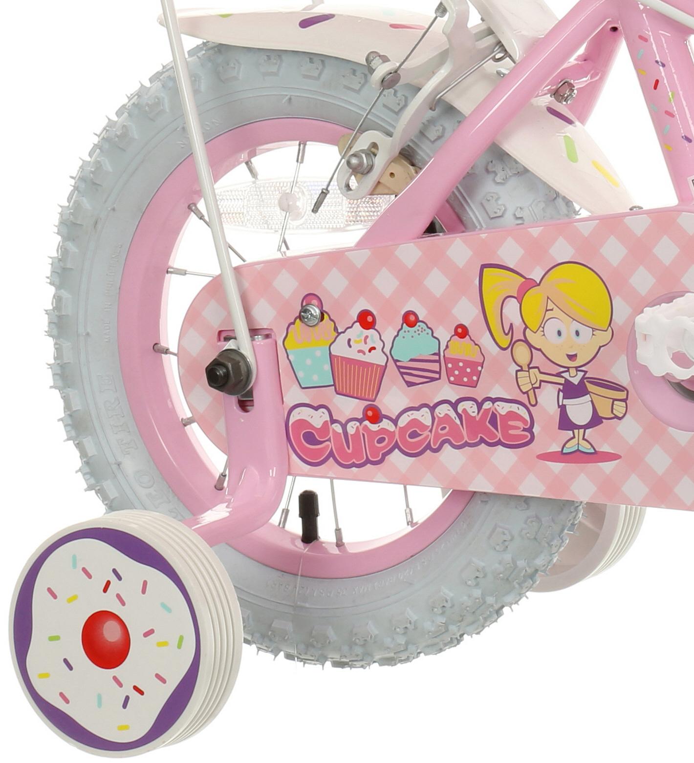 APOLLO CUPCAKE KIDS Girls Bike Bicycle 12 Inch Wheels In Pink 35yrs