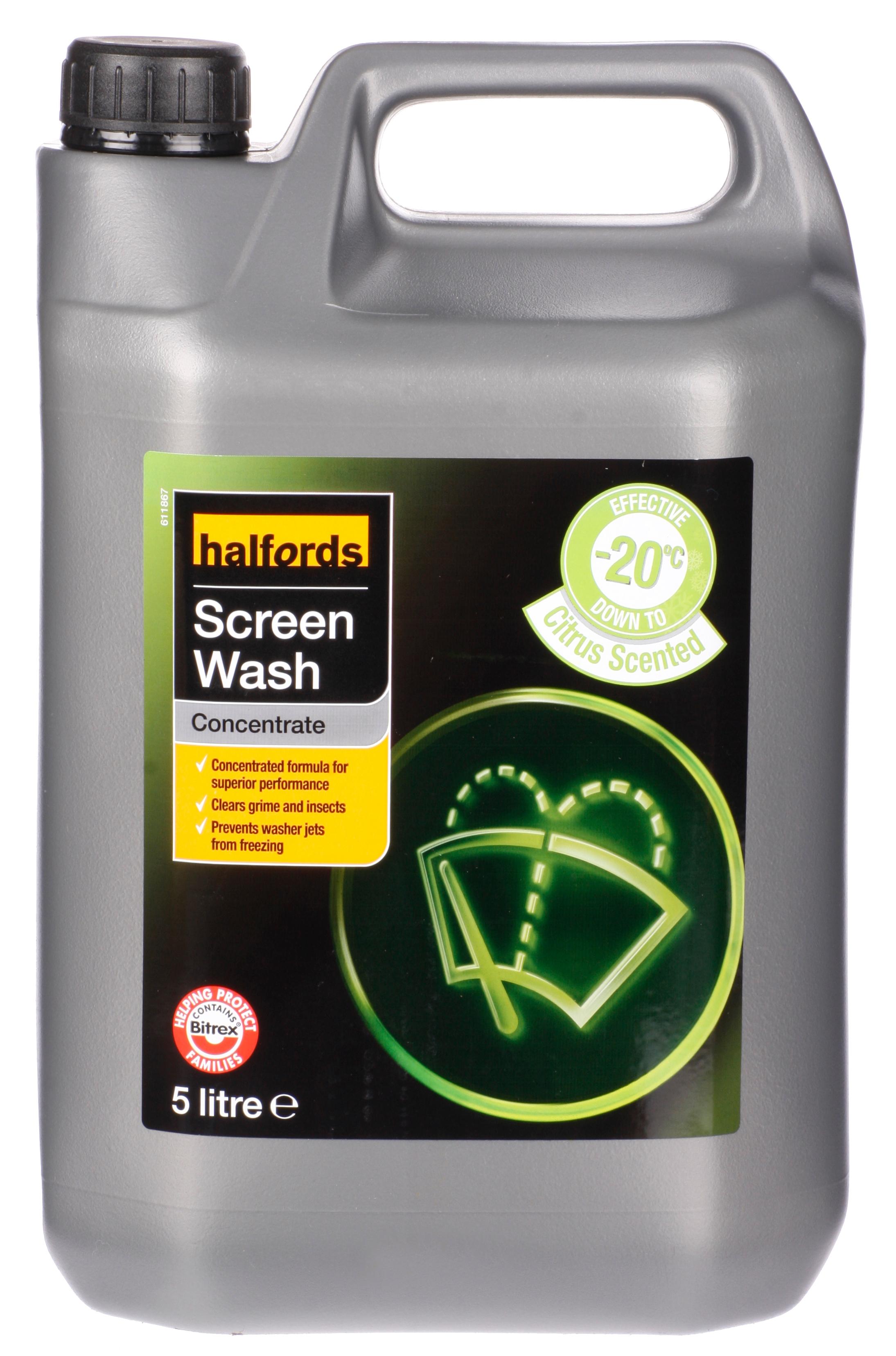 Halfords 20 Concentrated Screenwash 5L Citrus Halfords IE