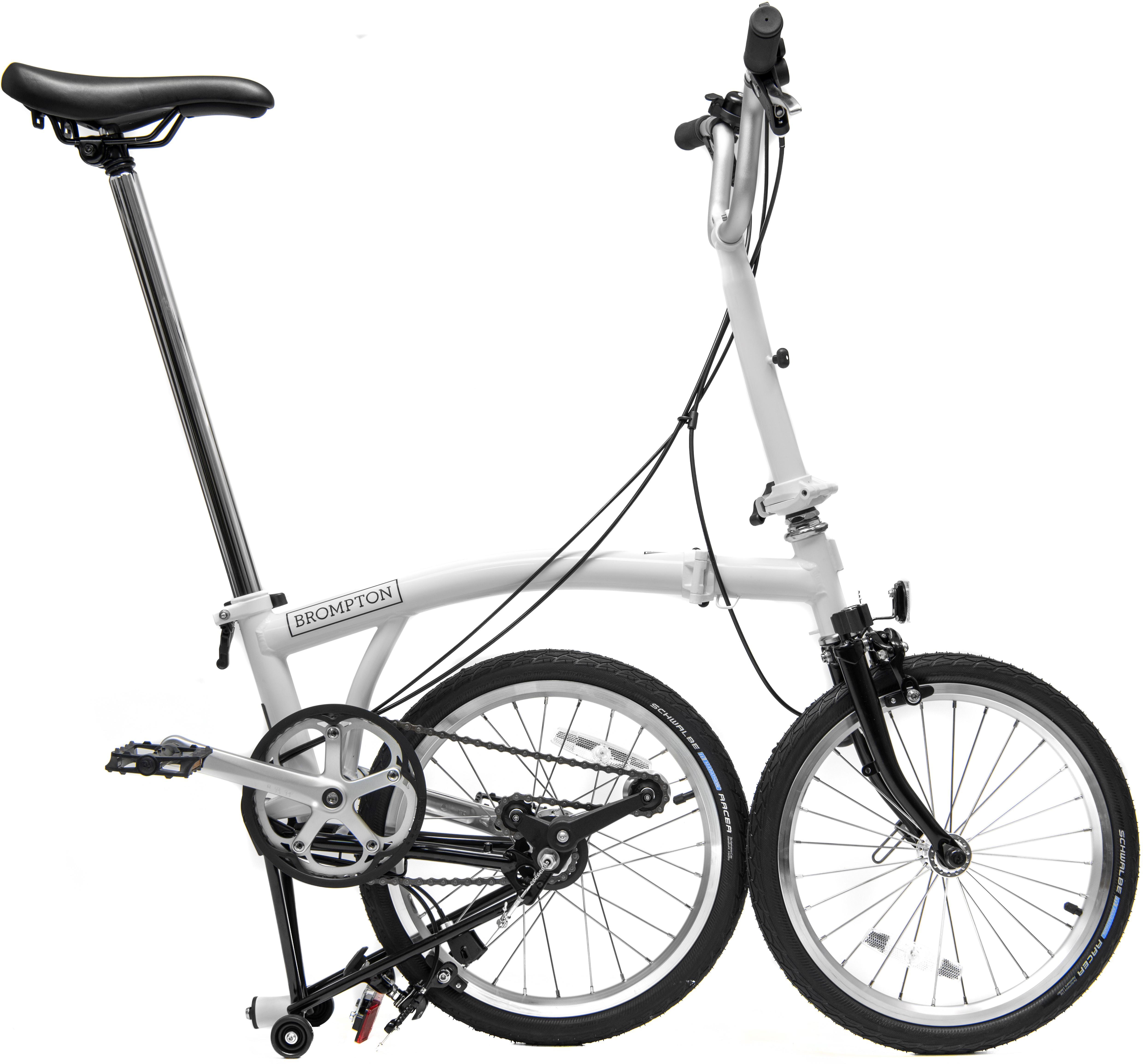 Ex-Display Brompton A Line Folding Bike, White - 16