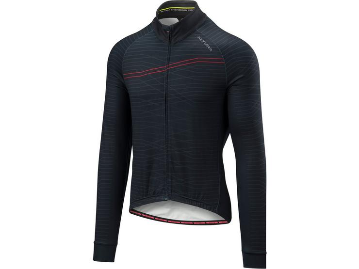 Altura Thermo Lines Jersey, Black/Red - Small