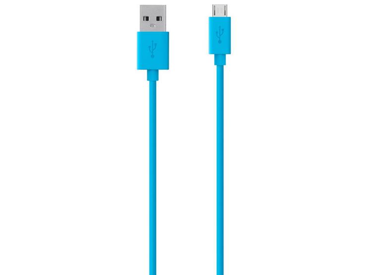 Belkin Micro to USB Charge and Sync 2m Blue Cable