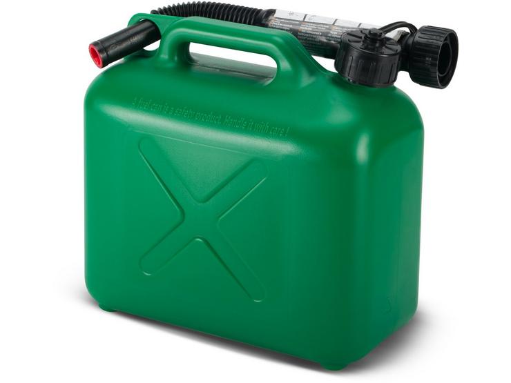 Halfords 5L Fuel Can with Autostop - Green