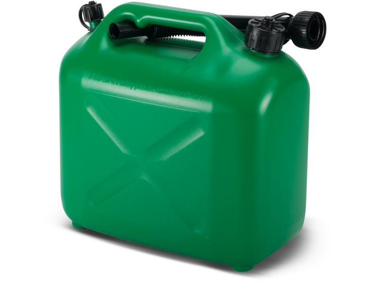 Halfords 10L Fuel Can with Air Vent - Green