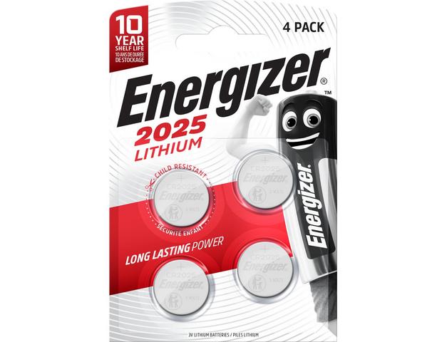 Energizer CR2025 Lithium Batteries (1 Pack of 5)