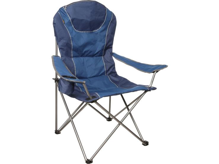 Halfords Premium Folding Chair - Blue