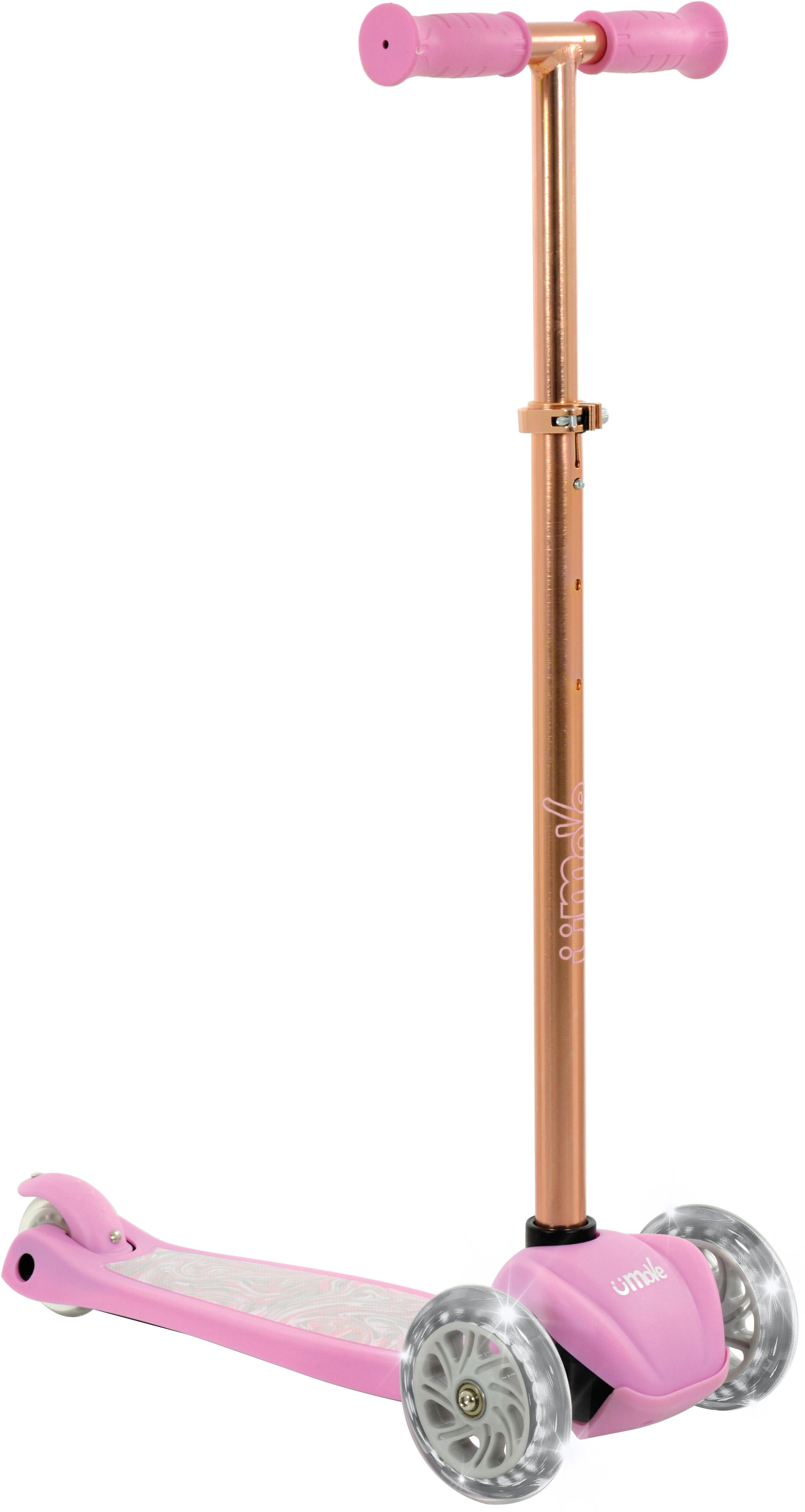 UMove Flex Tilt Scooter with LED Wheels Pink Halfords IE