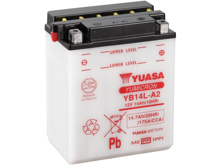 Yuasa YB14L-A2 Yumicron Motorcycle Battery