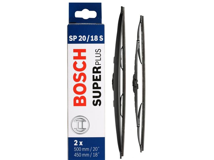 Bosch SP20/18S Wiper Blades - Front Pair