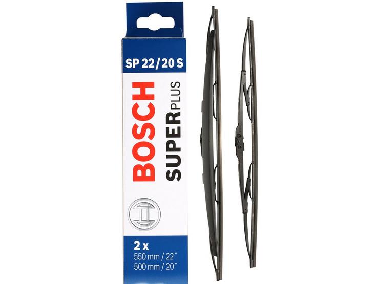 Bosch SP22/20S Wiper Blades - Front Pair