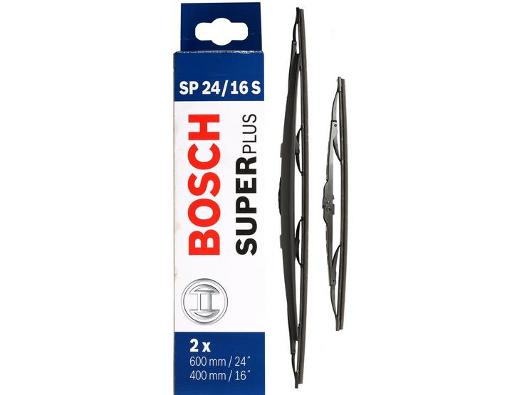 Bosch SP24/16S Wiper Blades - Front Pair