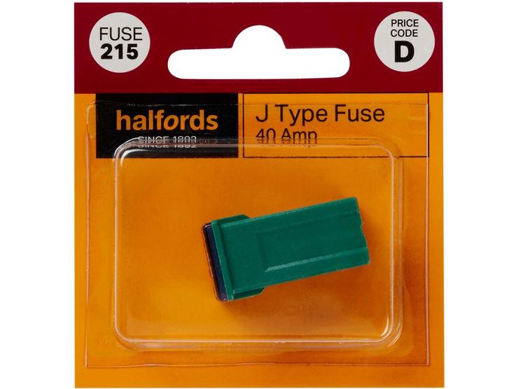Halfords J Type Slow Blow Fuse 40AMP (FUSE215)