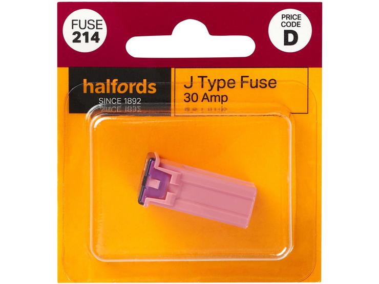 Halfords J Type Slow Blow Fuse 30AMP (FUSE214)