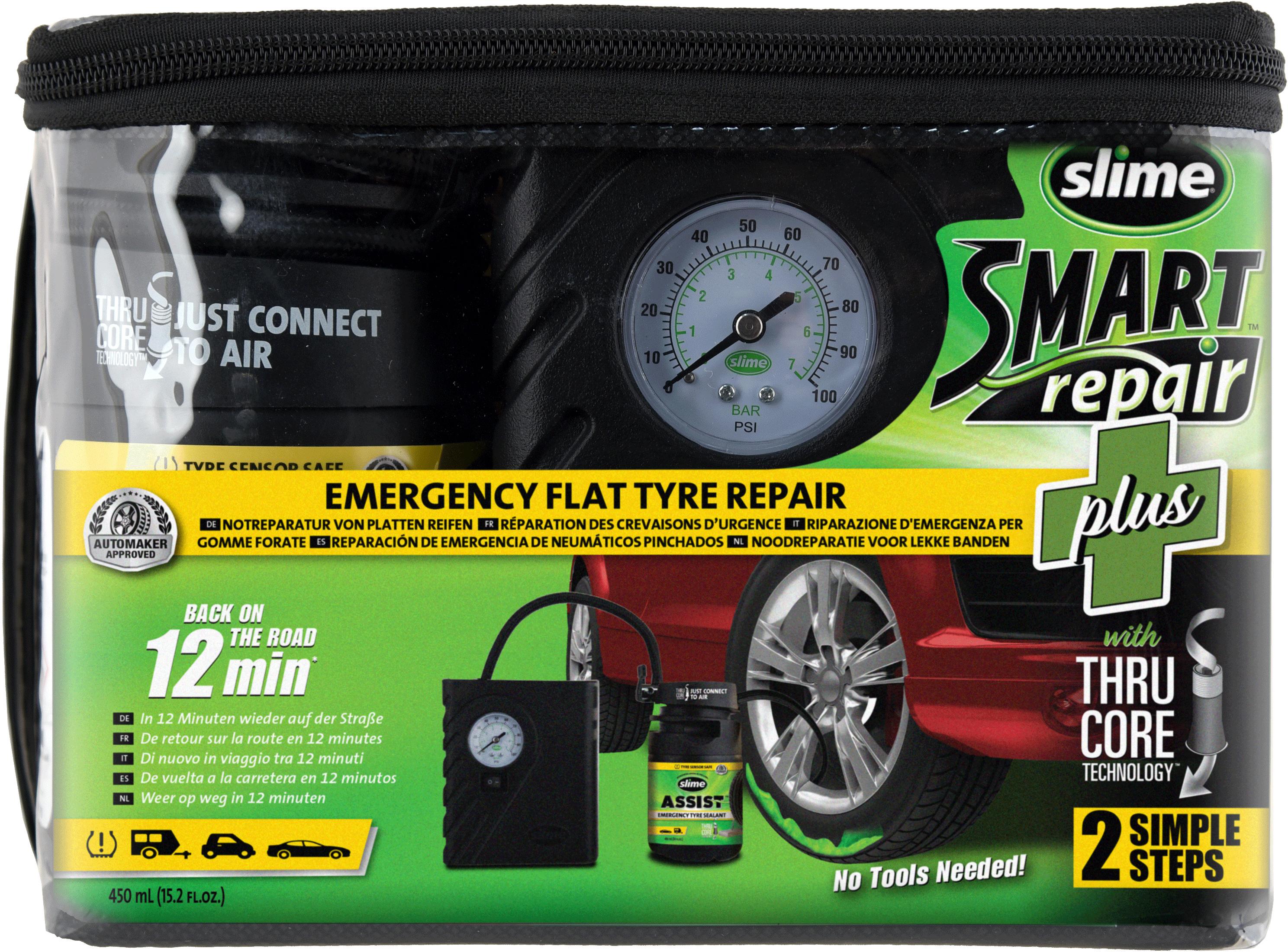 Slime Tyre Repair Kit Plus Halfords IE