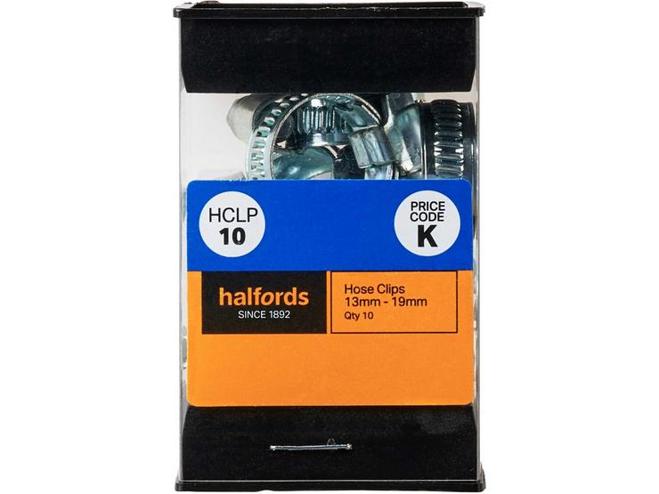 Halfords Hose Clips 12-20mm (HCLP10) 10 Pack