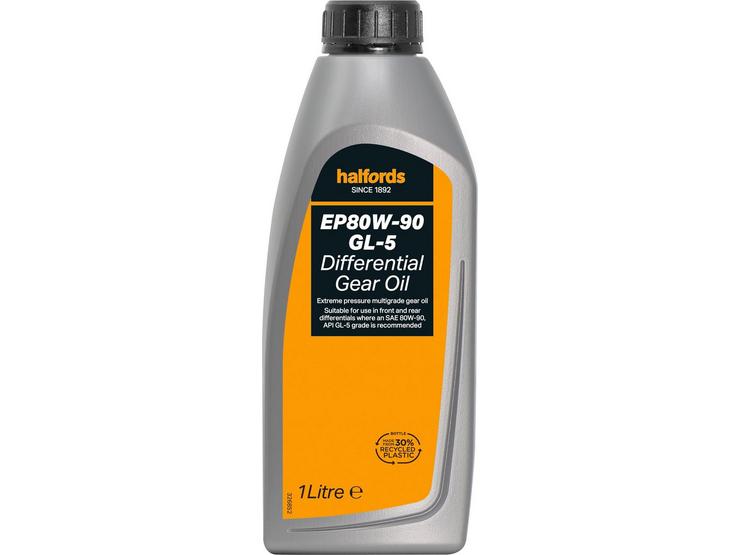 Halfords Differential Gear Oil EP 80W/90 GL-5 1L