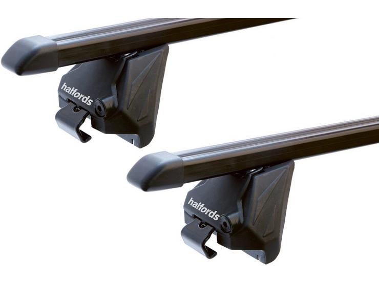 Halfords Integrated Rail Steel Roof Bars 107cm Length - Set i1