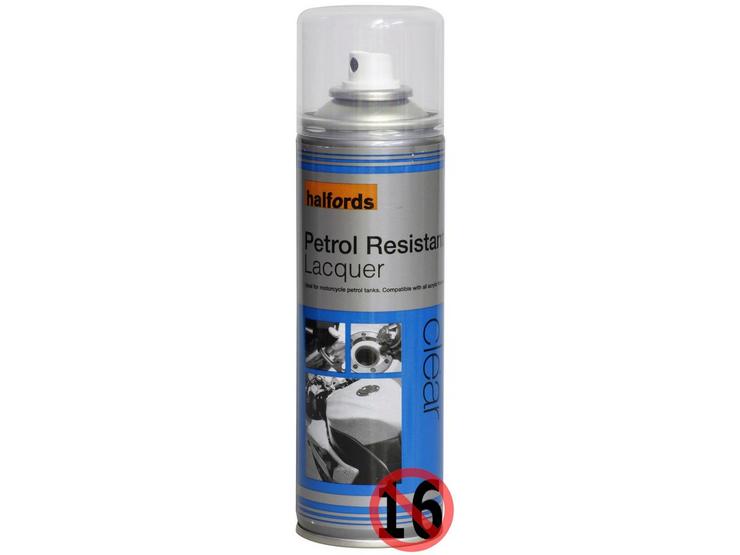 Halfords Petrol Resistant Lacquer 300ml