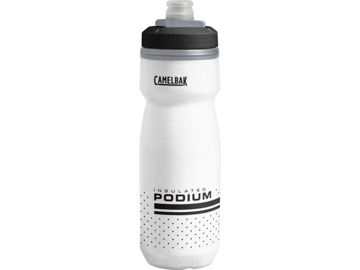 Camelbak Podium Chill Water Bottle, 620ml, White/Black