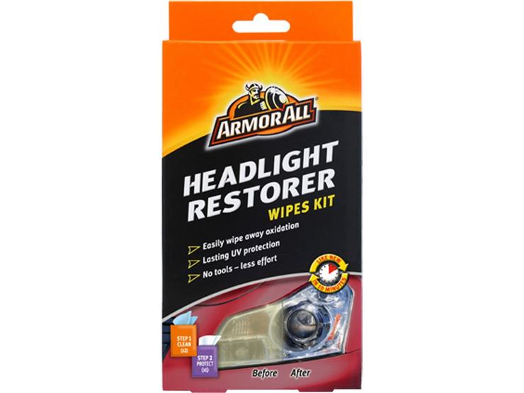 Armor All Headlight Restorer Wipes Kit