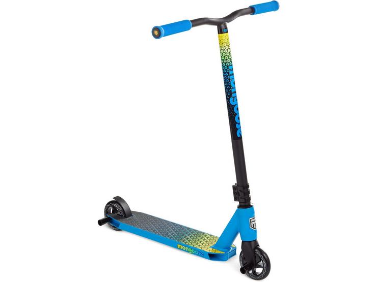 Mongoose Rise 110 Elite Freestyle Stunt Scooter - Blue/Green