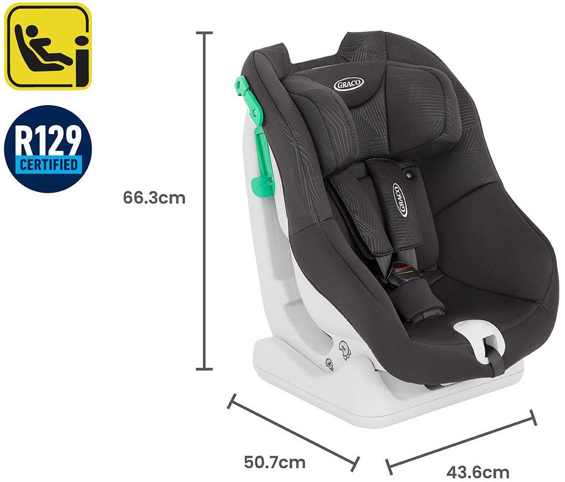 Graco Extend LX R129 Convertible Car Seat Midnight Halfords IE