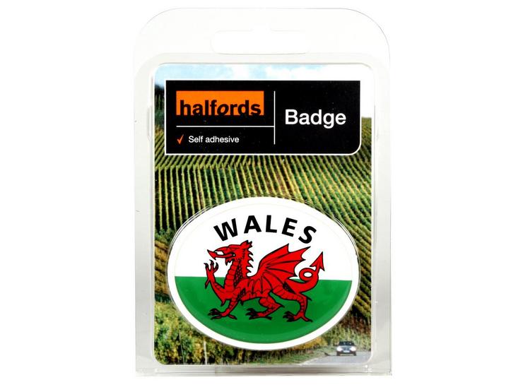 Halfords Deluxe Welsh Badge