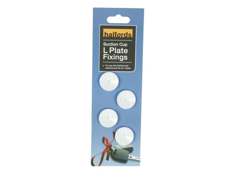 Halfords Suction Cup L Plate Fittings