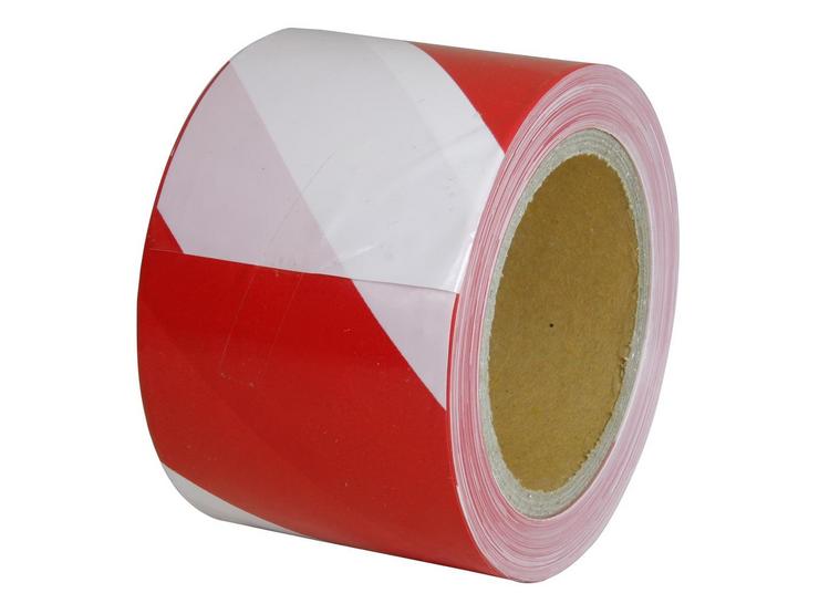Halfords Red and White Barrier Tape