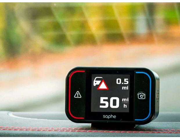 Saphe Drive Pro Speed Camera Alarm for the Car with Colour Display -  CarPlay and Android Car